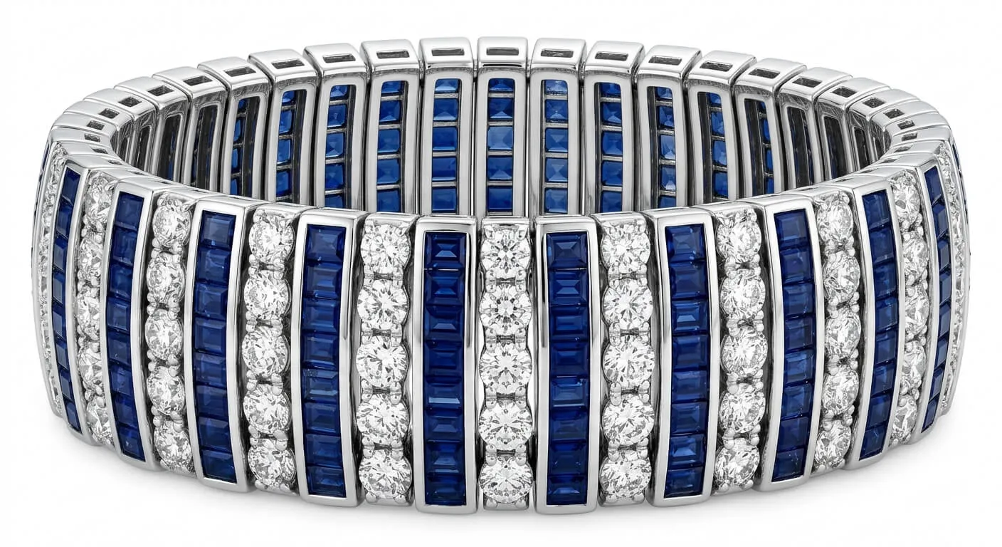 サファイア ブレスレット